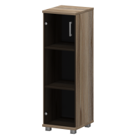 Шкаф средний узкий Аргентум НТ-440+НТ-601стл Дуб сафари